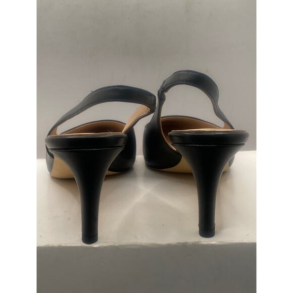 Cole Haan Vandam Slingback Pump in Black Prin, Size 8 - Picture 3 of 10